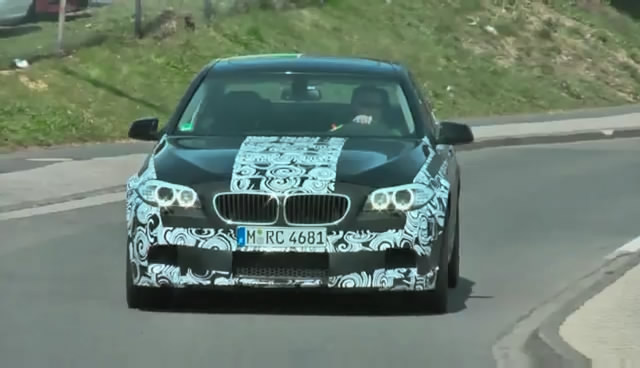 2011 BMW M5 spied on the Ring